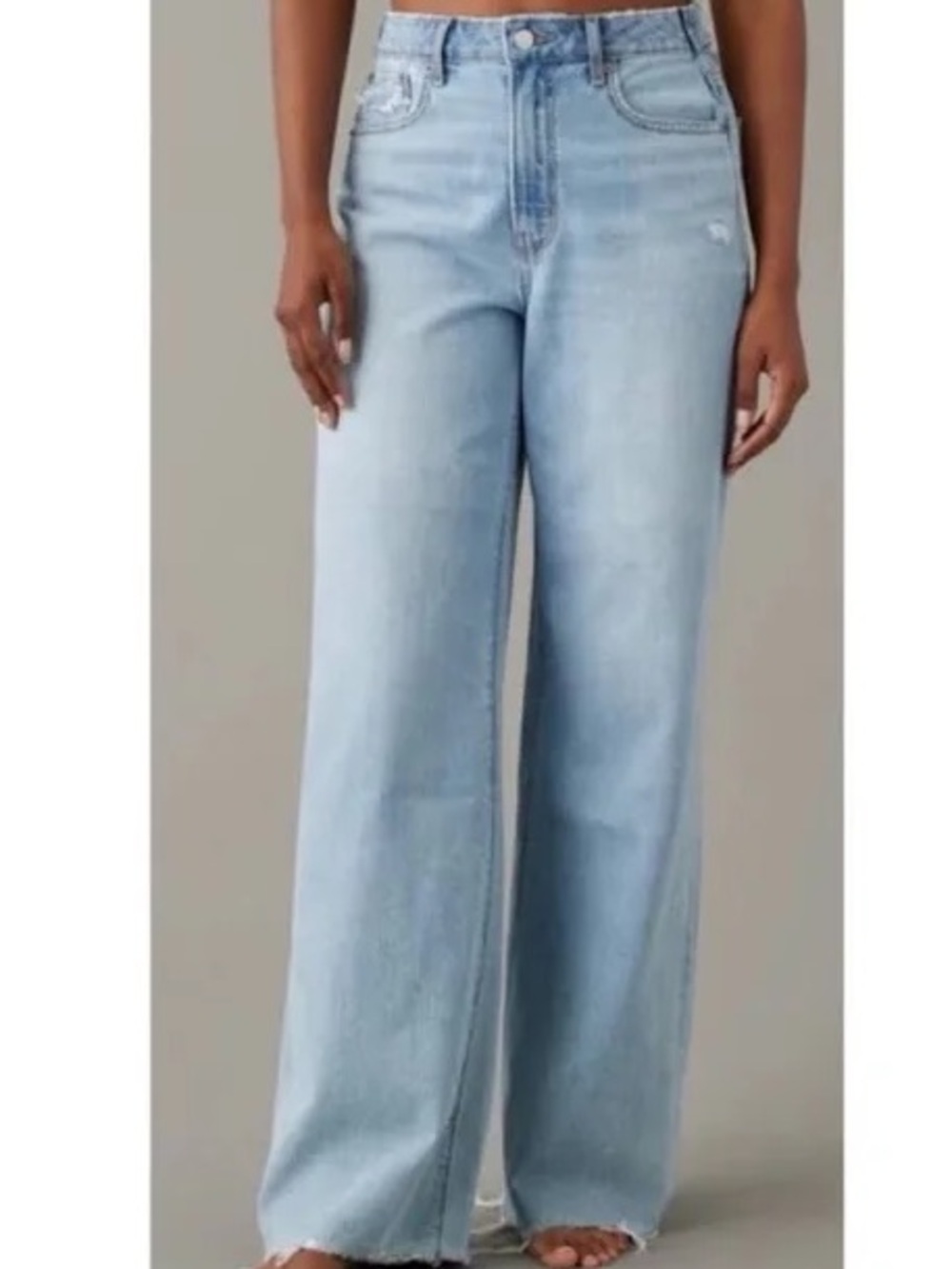 American Eagle super high rise baggy wide leg jeans